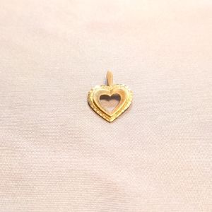 10k gold heart pendant